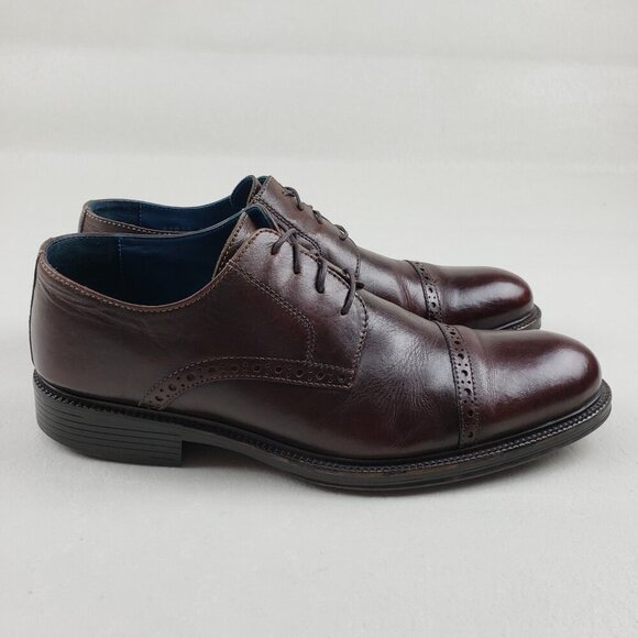 Mark Nason X Skechers Oxford Shoe Mens 10 Brown Leather Lace Up Cap Toe Dress main image 5